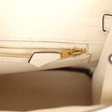 Hermes Birkin 25 Nata Swift Gold Hardware