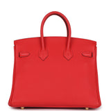 Hermes Birkin 25 Rouge de Coeur Togo Gold Hardware