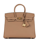 Hermes Birkin 25 Chai Togo Gold Hardware