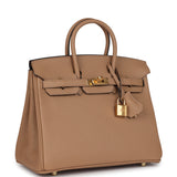 Hermes Birkin 25 Chai Togo Gold Hardware