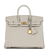 Hermes Birkin 25 Beton Togo Gold Hardware