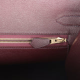 Hermes Birkin Sellier 30 Rouge Sellier Epsom Gold Hardware