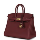 Hermes Birkin 25 Rouge H Togo Gold Hardware