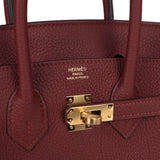 Hermes Birkin 25 Rouge H Togo Gold Hardware