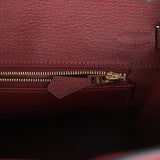 Hermes Birkin 25 Rouge H Togo Gold Hardware