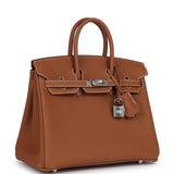 Hermes Birkin 25 Gold Togo Palladium Hardware