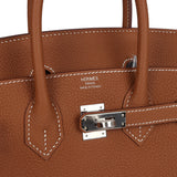 Hermes Birkin 25 Gold Togo Palladium Hardware