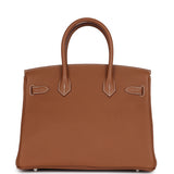 Hermes Birkin 30 Gold Togo Palladium Hardware