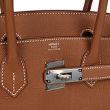 Hermes Birkin 30 Gold Togo Palladium Hardware