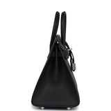 Hermes Birkin Sellier 25 Black Epsom Electrum Hardware