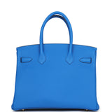 Hermes Birkin 30 Bleu Hydra Togo Gold Hardware