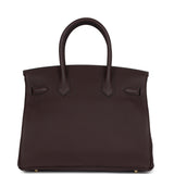 Hermes Birkin 30 Chocolat Togo Gold Hardware