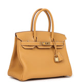 Hermes Birkin 30 Natural Sable Togo Gold Hardware