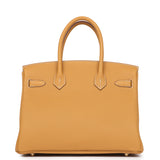 Hermes Birkin 30 Natural Sable Togo Gold Hardware