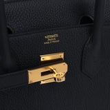 Hermes Birkin 30 Black Togo Gold Hardware