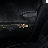 Hermes Birkin 30 Black Togo Gold Hardware