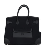 Hermes Birkin 35 Cargo Black Swift and Toile H Canvas Palladium Hardware