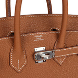 Hermes Birkin 25 Gold Togo Palladium Hardware