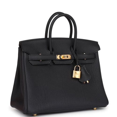 Payment 1 - Pre-owned Hermes Birkin 25 Black Togo Gold Hardware