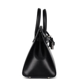Hermes Birkin Sellier 25 Black Box Palladium Hardware