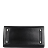 Hermes Birkin Sellier 25 Black Box Palladium Hardware