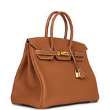 Hermes Birkin 35 Gold Togo Gold Hardware