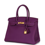 Hermes Special Order (HSS) Birkin 30 Anemone Togo Brushed Gold Hardware