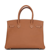 Hermes Birkin 30 Gold Togo Gold Hardware