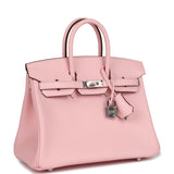 Hermes Birkin 25 Rose Sakura Swift Palladium Hardware