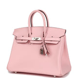 Hermes Birkin 25 Rose Sakura Swift Palladium Hardware