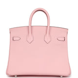 Hermes Birkin 25 Rose Sakura Swift Palladium Hardware