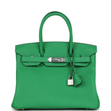 Hermes Birkin 30 Bambou Togo Palladium Hardware