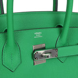 Hermes Birkin 30 Bambou Togo Palladium Hardware