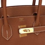 Hermes Birkin 30 Gold Togo Gold Hardware