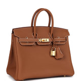 Hermes Birkin 25 Gold Togo Gold Hardware