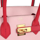 Hermes Special Order (HSS) Birkin 30 Rose Sakura and Rose Extreme Chevre Gold Hardware