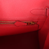 Hermes Special Order (HSS) Birkin 30 Rose Sakura and Rose Extreme Chevre Gold Hardware