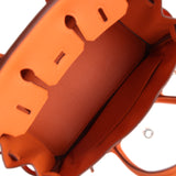 Hermes Birkin 25 Orange Togo Palladium Hardware