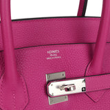 Hermes Birkin 35 Rose Pourpre Togo Palladium Hardware