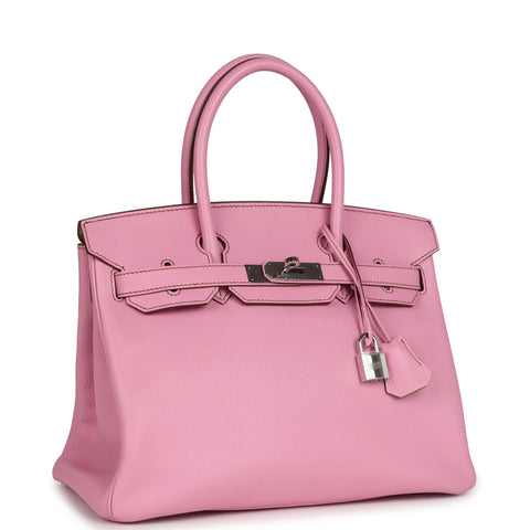 Hermes Special Order (HSS) Birkin 30 Bubblegum Verso Chevre Mysore Palladium Hardware