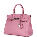 Hermes Special Order (HSS) Birkin 30 Bubblegum Verso Chevre Mysore Palladium Hardware