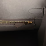 Hermes Birkin 30 Etain Epsom Gold Hardware