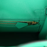 Hermes Birkin 25 Menthe Togo Gold Hardware