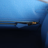 Hermes Birkin Sellier 25 Mykonos Ostrich Gold Hardware