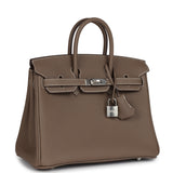 Hermes Birkin 25 Etoupe Togo Palladium Hardware