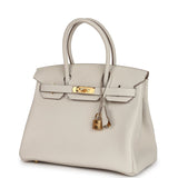 Hermes Birkin 30 Craie Togo Gold Hardware