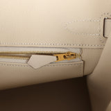 Hermes Birkin 30 Craie Togo Gold Hardware