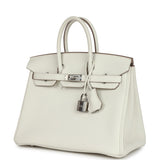 Hermes Birkin 25 Mushroom Togo Palladium Hardware