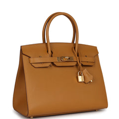 Hermes Birkin Sellier 30 Sesame Epsom Gold Hardware