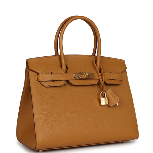 Hermes Birkin Sellier 30 Sesame Epsom Gold Hardware